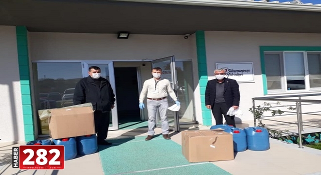 Süleymanpaşa Belediyesi 59 kırsal mahallesi için 32 bin maske üretti