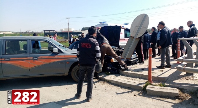 Malkara'da trafik kazası: 1 yaralı