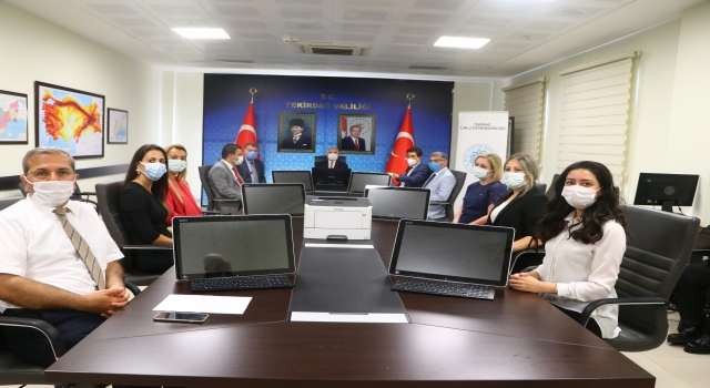 TBMM tarafından Tekirdağ’daki okullara 75 bilgisayar ve 30 yazıcı gönderildi