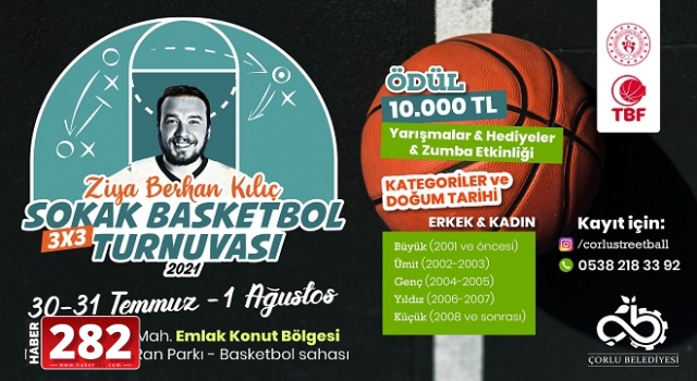 Ziya Berhan Kılıç Sokak Basketbol Turnuvası Başlıyor