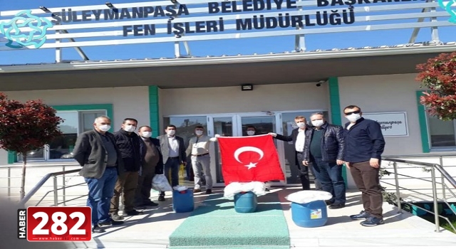 Kırsal mahallelere maskeler dağıtıldı