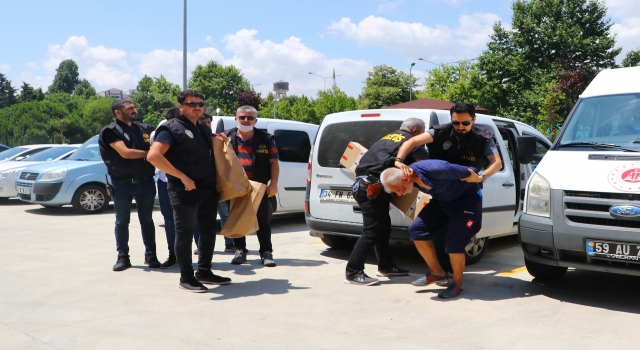 Tekirdağ’da bir bekçinin şehit edildiği silahlı saldırının zanlıları adliyeye sevk edildi
