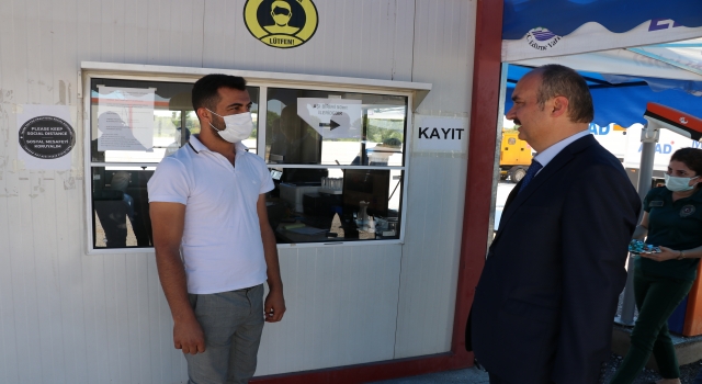 Edirne Valisi Canalp Kapıkule Sınır Kapısı’nı ziyaret etti