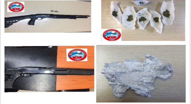 Tekirdağ’da motosikletli polis timleri silah ve uyuşturucu ele geçirdi