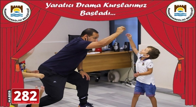 MARMARAEREĞLİSİ BELEDİYESİ YARATICI DRAMA YAZ KURSLARI BAŞLADI