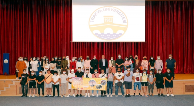 TÜGVA projesiyle Edirne’ye gelen gençler Trakya Üniversitesinin ev sahipliğindeki buluşmaya katıldı
