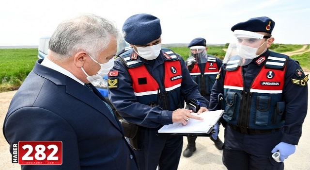 Tekirdağ Valisi Yıldırım, uygulama noktalarında incelemelerde bulundu