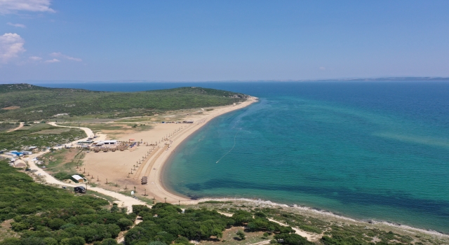 Saros’un maviyle yeşilin buluştuğu koyları keşfedilmeyi bekliyor