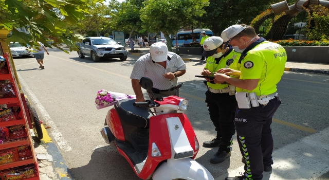 Keşan’da motosikletlere yönelik uygulama yapıldı