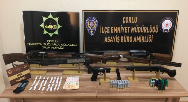 Tekirdağ’da asayiş operasyonunda 6 şüpheli yakalandı