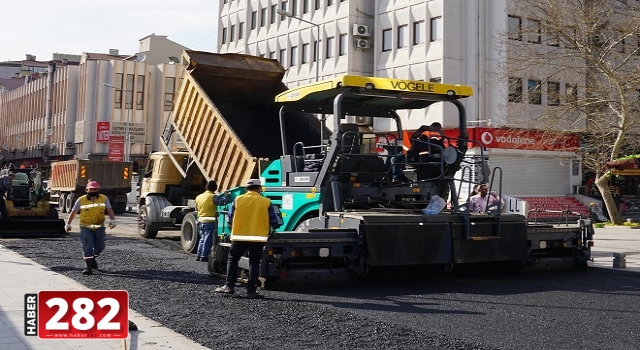Kumyol ve Şinasi Kurşun Caddeleri'nde 1. Etap Tamamlandı