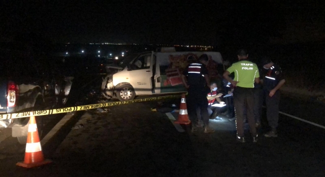 Tekirdağ’da hafif ticari araçla kamyonet çarpıştı: 1 ölü, 2 yaralı