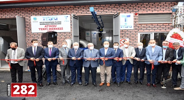 Tekirdağ Valisi Yıldırım, kanalizasyon terfi hattının açılışına katıldı