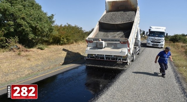 MALKARA’DA 87.750 METREKARELİK SATHİ KAPLAMA YOL ÇALIŞMASI TAMAMLANDI